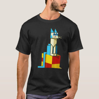 T-shirt Chat coloré miau portrait de chaton mignon chat