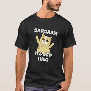T-shirt Chat Coloré Sarcastique C'est Comment Je Fais Un C