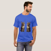 T-shirt Chat comique vintage (Devant entier)
