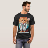 T-shirt Chat Comme Docteur (Devant entier)