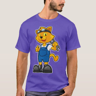 T-shirt Chat comme Mécanique avec Spanner