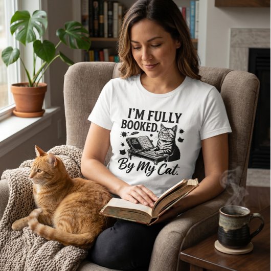 T-shirt Chat Complètement Pris
