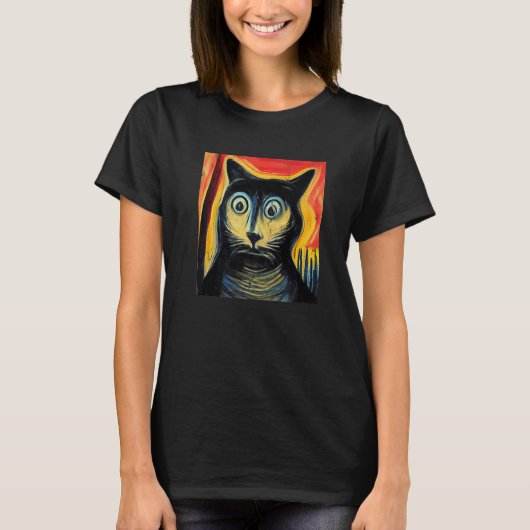T-shirt Chat confus (Devant)