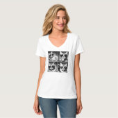 T-shirt chat cool (Devant entier)