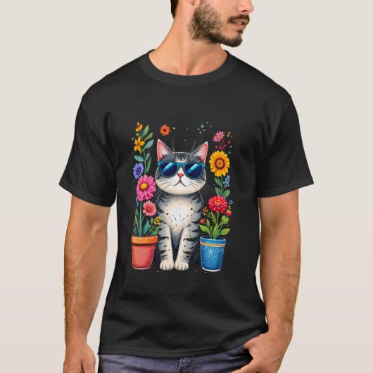 T-shirt Chat Cool (Devant)