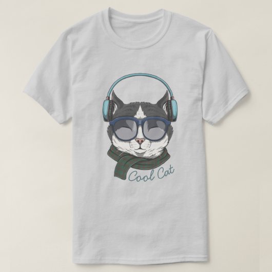 T-shirt Chat cool (Design devant)