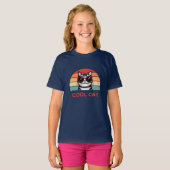 T-shirt Chat cool 2 (Devant entier)