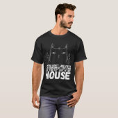 T-shirt Chat cool Angrycats (Devant entier)