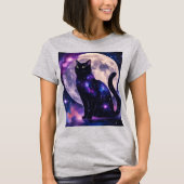 T-shirt Chat cosmique - Design de Dreamer céleste (Devant)