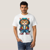 T-shirt chat coupé (Devant entier)