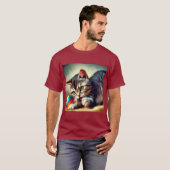 T-shirt Chat court européen (Devant entier)