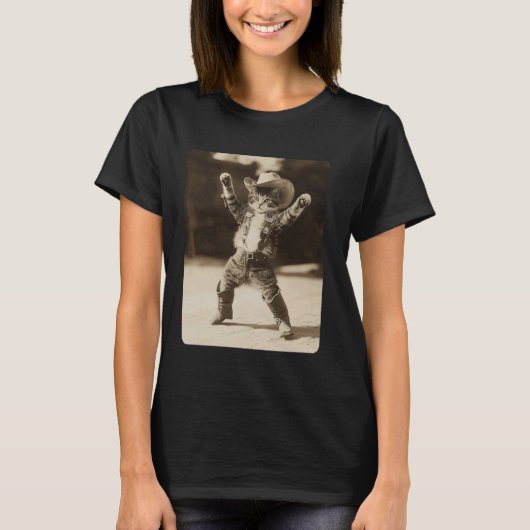 T-shirt Chat Cowboy (Devant)