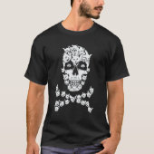 T-shirt Chat Crâne Kitty Skeleton Costume d'Halloween Chat (Devant)