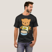 T-shirt Chat cuisine (Devant entier)
