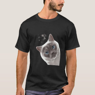 T-shirt Chat Curieux British Shorthair