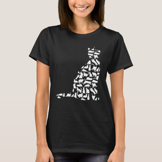 T-shirt Chat Cute Kitties Chat (Devant)