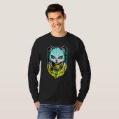 T-shirt Chat Cyber Punk (Devant entier)