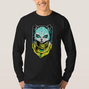 T-shirt Chat Cyber Punk