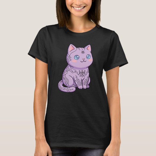 T-shirt Chat Cybersigilisme (Devant)