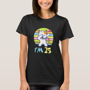 T-shirt Chat Dabbing Avec Coeur Heureux Pour Moi Vous 25 A