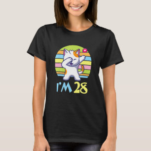 T-shirt Chat Dabbing Avec Coeur Heureux Pour Moi Vous 28 A