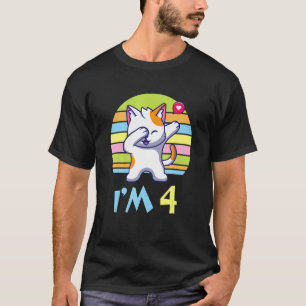 T-shirt Chat Dabbing Avec Le Coeur Heureux Pour Moi Vous 4