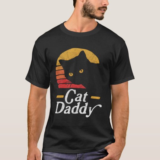 T-shirt Chat Daddy 80 Style Chat Disthabillé (Devant)