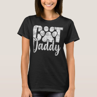 T-shirt Chat Daddy Fête des pères Chat Propriétaire Du Cha