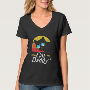 T-shirt Chat Daddy Vintage 80s Chat Retro Lunettes de sole