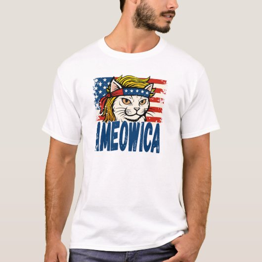 T-shirt Chat d'Ameowica (Devant)