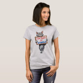 T-shirt Chat dames pour kamala (Devant entier)
