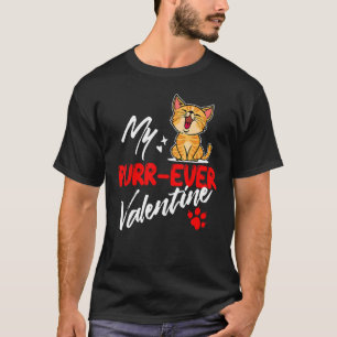 T-shirt Chat d'amour romantique de la Saint-Valentin décla