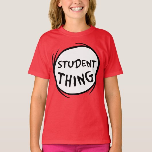 T-shirt Chat dans la chose Casquette une chose deux chose (Devant)