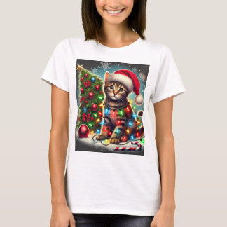 T-shirt Chat dans l'arbre