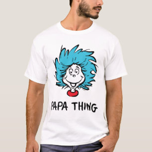 T-shirt Chat dans le Casquette   Thing 1 Thing 2 - Papa Th
