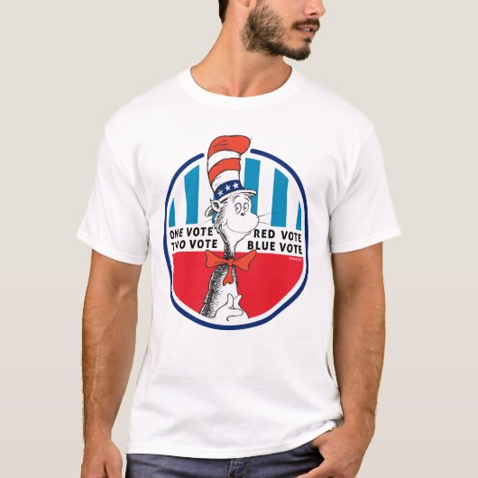 T-shirt Chat dans le Casquette | Un vote, deux votes (Devant)