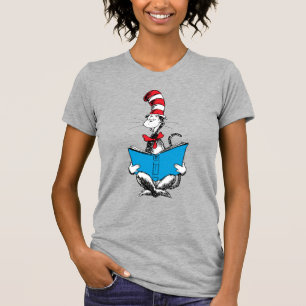 T-shirt Chat dans le Chapeau Lecture