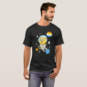 T-shirt Chat Dans L'Espace Aroace Fierté 1 (Devant entier)