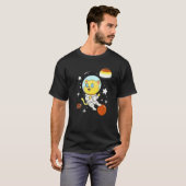 T-shirt Chat Dans L'espace Fierté Ours Gay (Devant entier)