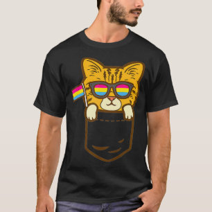 T-shirt Chat dans votre poche Purride LGBTQ Pride Panseul