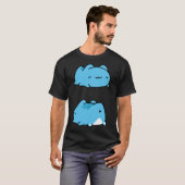 T-shirt Chat de bande dessinée, Capo de chat, Chat de chat (Devant entier)
