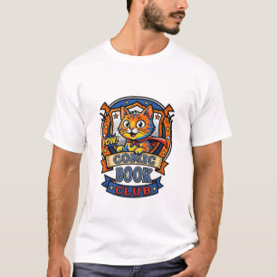 T-shirt Chat de Bande Dessinée Idée Cadeau pour Maman - Ch