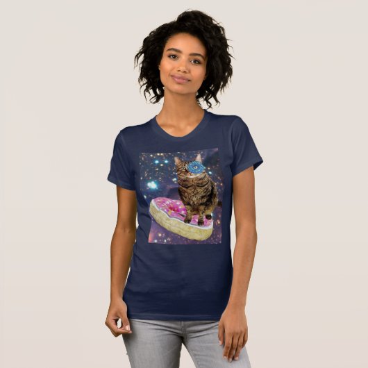 T-shirt chat de beignet (Devant entier)