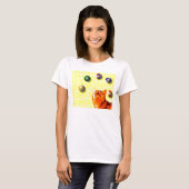 T-shirt Chat de billards (Devant entier)