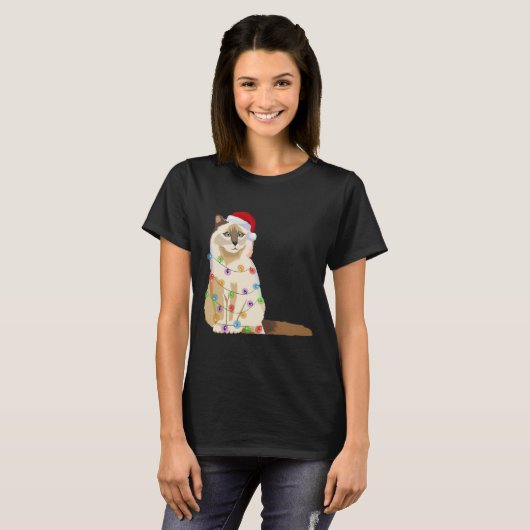 T-shirt Chat de Birman (Devant entier)