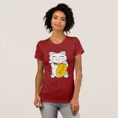 T-shirt Chat de bonne chance - Maneki Neko (Devant entier)