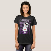 T-shirt Chat de charme - Nom de la harriette (Devant entier)