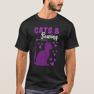 T-shirt Chat de chaudière à couture à remous à égout