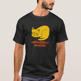 T-shirt Chat de citation motivationnelle de jeu de mots su