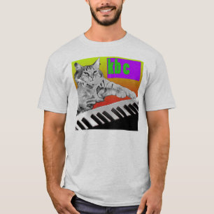 T-shirt Chat de clavier - pièce en t d'accès public